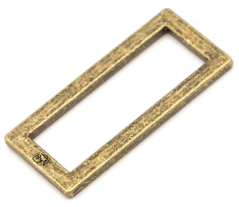 Antique Brass - 1.5" Rectangle Ring by Annie&