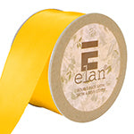 Bright Yellow - Elan Double Sided (Face) Satin Ribbon - 36mm x 5m