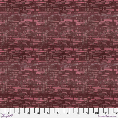 Burgundy - Minor Chord - Live Out Loud by Seth Apter for FreeSpirit Fabrics