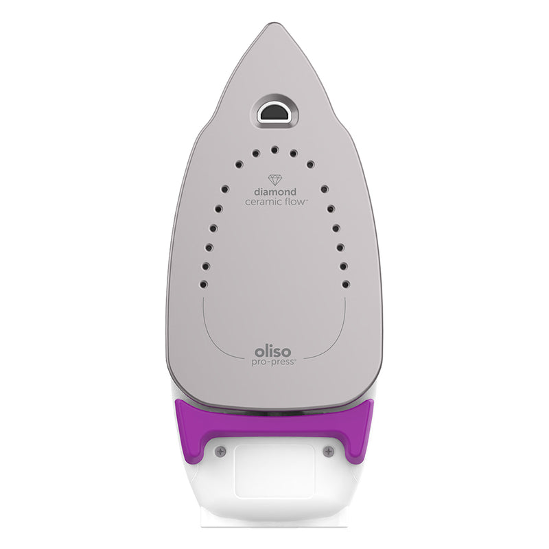 OLISO TG1600 Pro Plus Smart Iron - Orchid - Designed for Quilters and Sewers