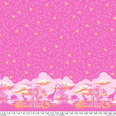 Blush Meteor Showers - Roar! by Tula Pink for FreeSpirit Fabrics