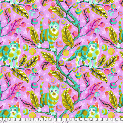 Electroberry Club Kitty - Tabby Road Deja Vu by Tula Pink for Free Spirit Fabrics