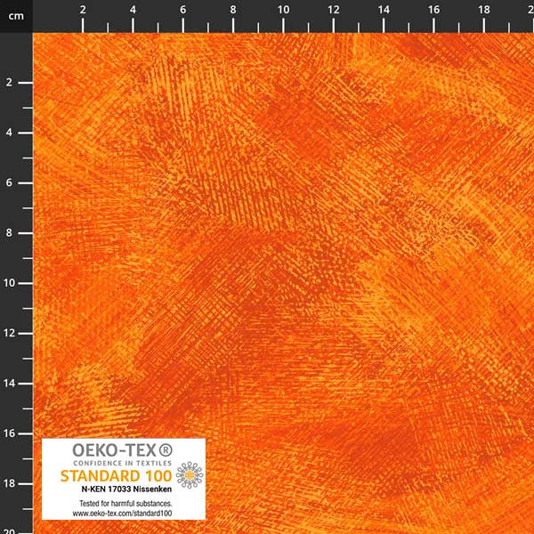 Orange Texture (4508-205) Medley Basic by Stof - $19.96/m ($18.42/yd)