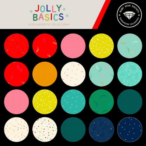 Jelly Roll (40 2.5" x WOF Strips) - Jolly Basics Collaborative Collection by Ruby Star Society for Moda Fabrics