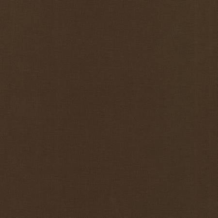 Coffee - 108" Wide Backing - Kona Cotton Solids by Robert Kaufman - $28.96/m ($26.76/yd)