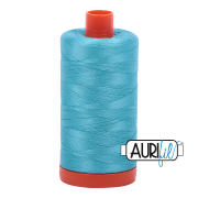 Aurifil Cotton Mako Thread - Bright Turquoise (5005) - Large Spool