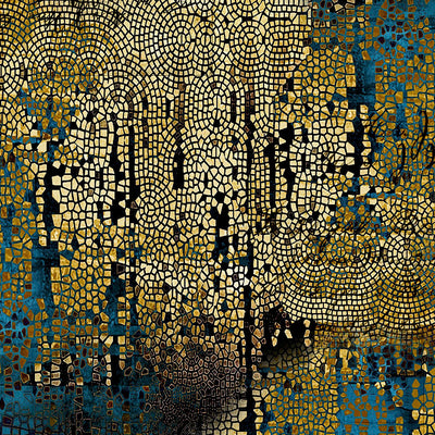 Gilded Mosaic - Gold (PWTH140) - Abandoned 2 by Tim Holtz