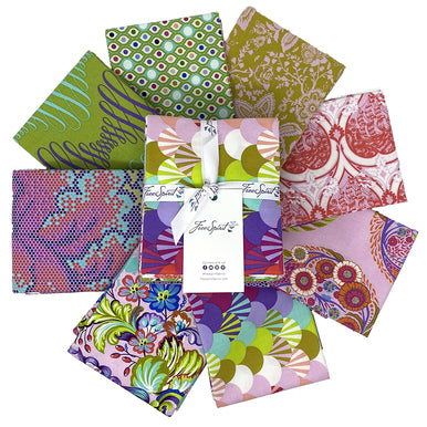 Fat Stack Bundle (6 FQs + 2 YDs) - Parisville (Deja Vu) by Tula Pink for FreeSpirit Fabrics