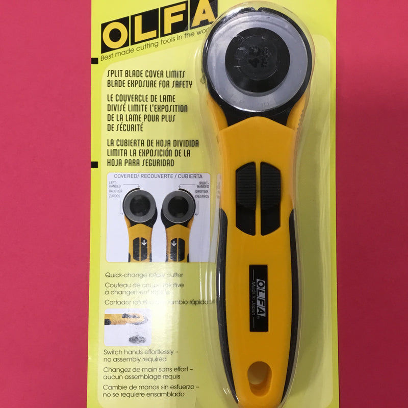 45mm Split Blade Cover Rotary Cutter by Olfa - 1 Pack