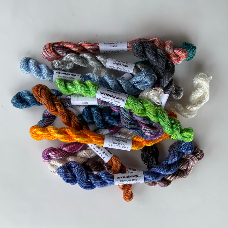 Boarding Pass Collection - Acorn Threads by Trailhead Yarns
