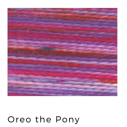 Oreo The Pony (134) - Acorn Premium Hand-Dyed 8 wt Hand Stitching Thread - 20 yds
