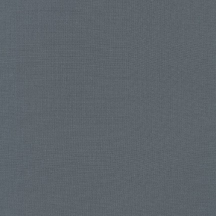 Steel (91) - Kona Cotton Solids by Robert Kaufman - $12.96/m ($11.96/yd)