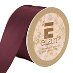 Wine - Elan Double Sided (Face) Satin Ribbon - 36mm x 5m