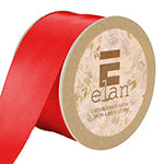 Red - Elan Double Sided (Face) Satin Ribbon - 36mm x 5m