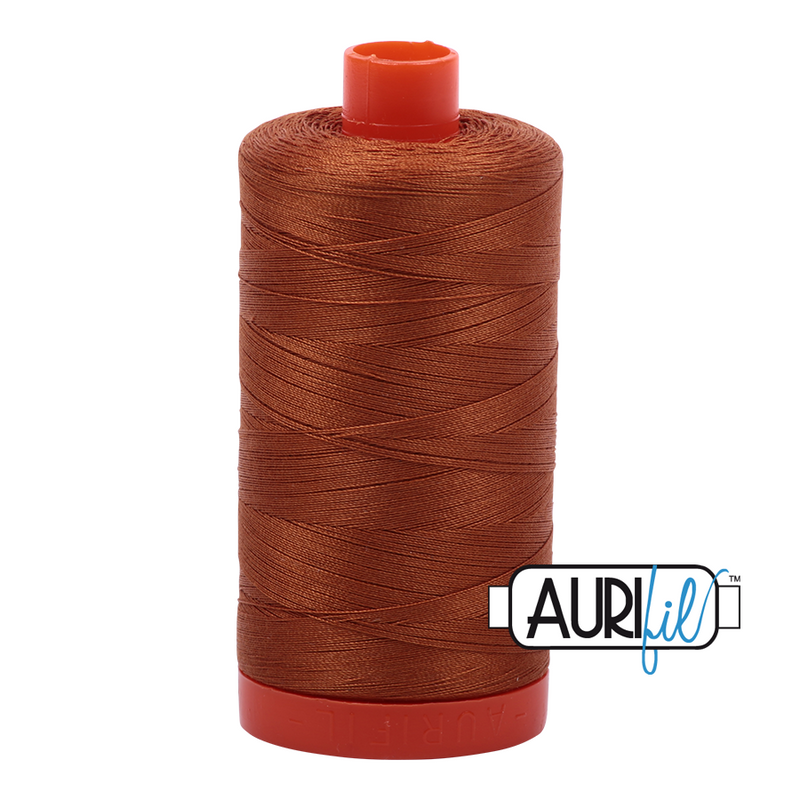 Aurifil Cotton Mako Thread - Cinnamon (2155) - Large Spool (1300m/1422yd)