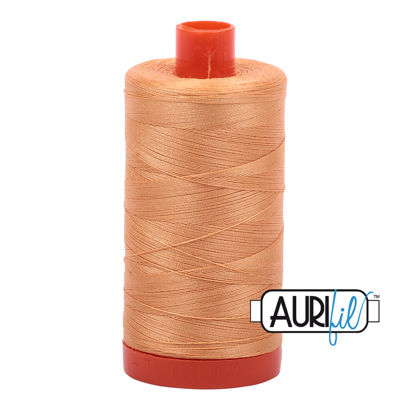 Aurifil Cotton Mako Thread - Golden Honey (2214) - Large Spool (1300m/1422yd)