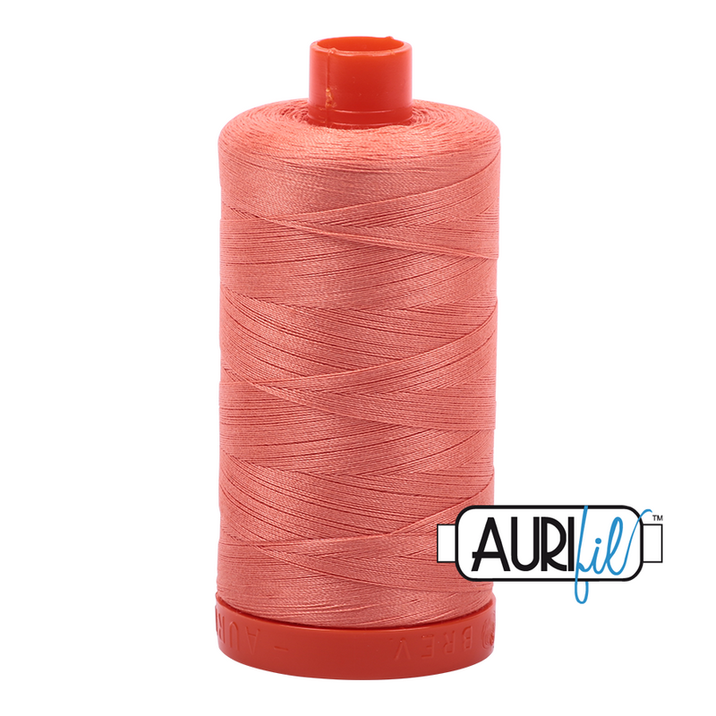 Aurifil Cotton Mako Thread - Light Salmon (2220) - Large Spool (1300m/1422yd)