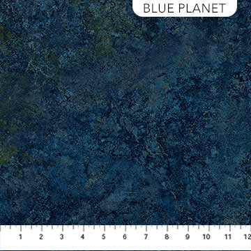 Blue Planet (26755-48) Sienna Marble - Stonehenge Gradations II for Northcott Fabrics