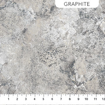 Graphite Light (26756-990) Quartz - Stonehenge Gradations II for Northcott Fabrics