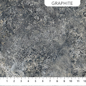 Graphite (26757-99) Slate - Stonehenge Gradations II for Northcott Fabrics