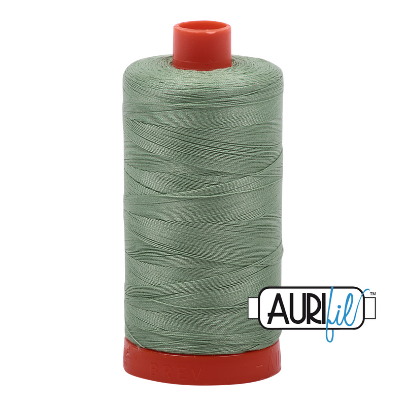 Aurifil Cotton Mako Thread - Loden Green (2840) - Large Spool (1300m/1422yd)