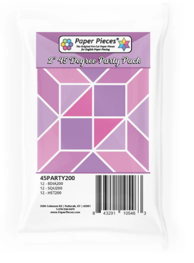 2" 45 Degree Party Pack Shapes (36 pcs) by Paper Pieces