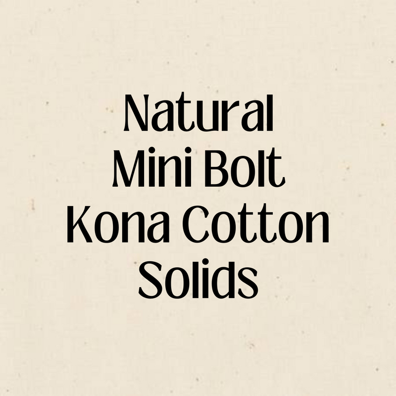 Kona Cotton Solids - Natural (1242) Mini Bolt (5 m)