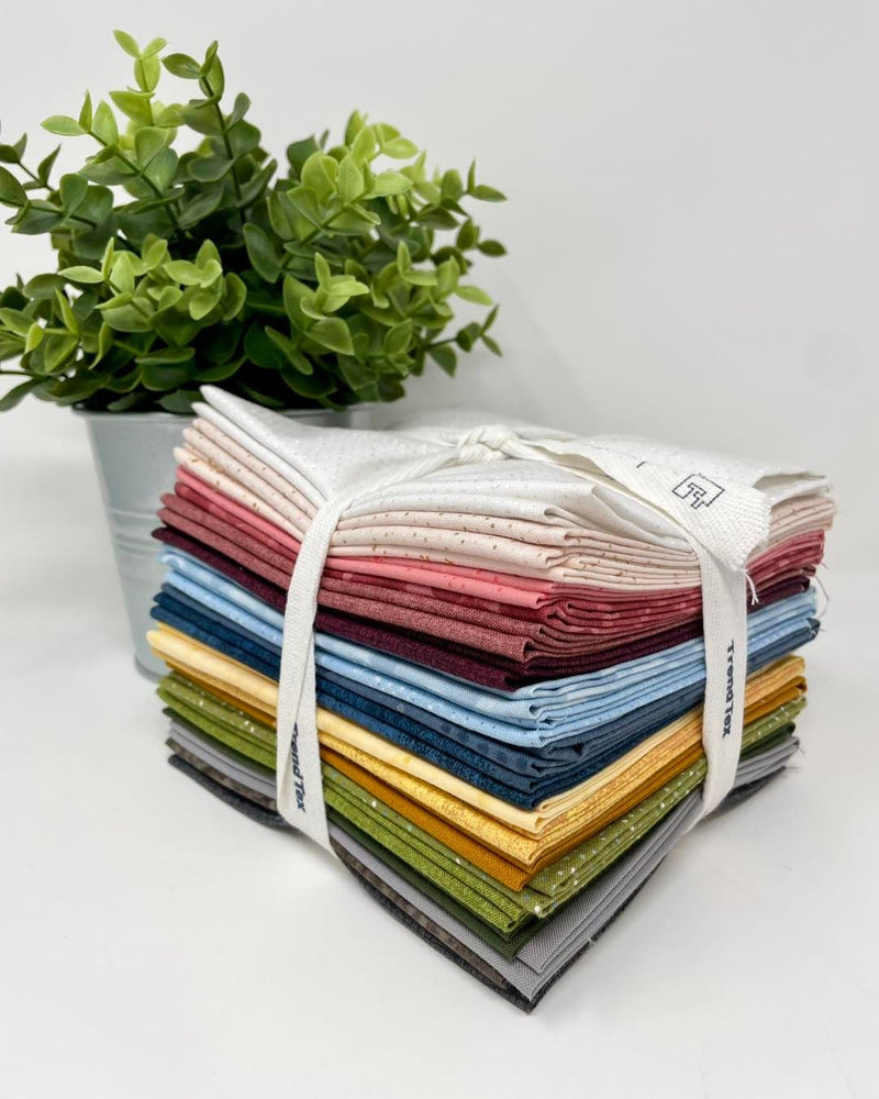 TrendTex Anything But Basic Challenge - Fat Quarter Bundle (20 FQs) - Choose Terracotta or Brights - PRE ORDER Arrives November 2024