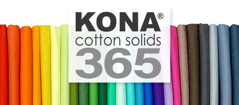 PRE ORDER - Kona Cotton Solids Club - 365 Fat Eighths - September 2023