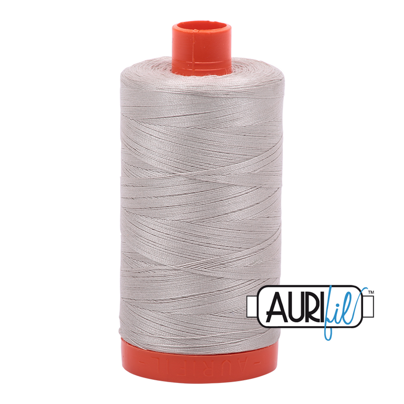 Aurifil Cotton Mako Thread - Moonshine (6724) - Large Spool (1300m/1422yd) - Save $4.00 When You Buy 2 Spools!