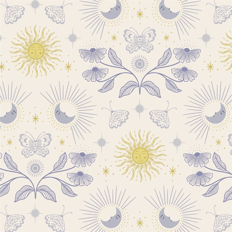 Cream and Gold Celestial Garden - Celestial by Lewis & Irene