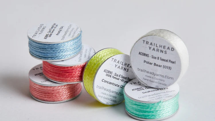 Oreo The Pony (134) - Acorn Premium Hand-Dyed 8 wt Hand Stitching Thread - 20 yds
