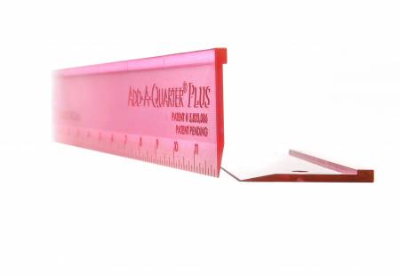 Add-A-Quarter Plus Ruler (6 inch) - Pink