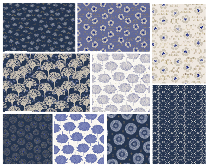 Fat Quarter Bundle - Japan Hello Collection by Stof Fabrics