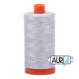 Aurifil 50wt Cotton Mako Thread - Dove (2600) - Large Spool (1300m/1422yd)
