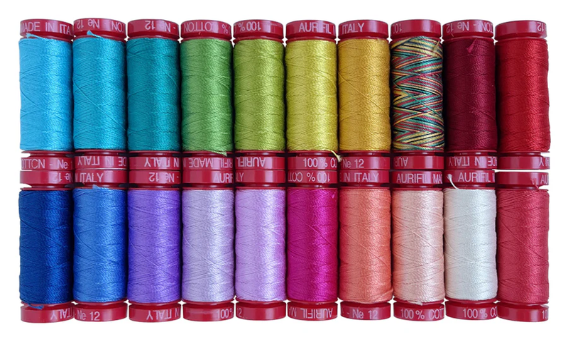 Aurifil Foundations 12WT Collection (20 Small Spools)