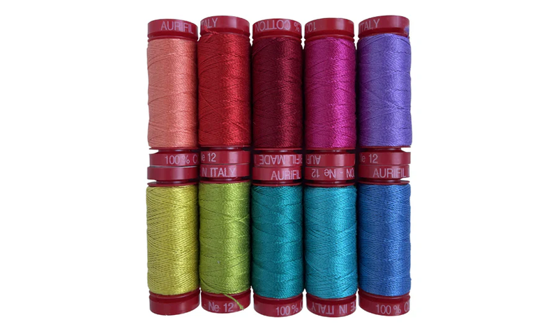Aurifil Foundations Mini 12WT Collection (10 Small Spools)