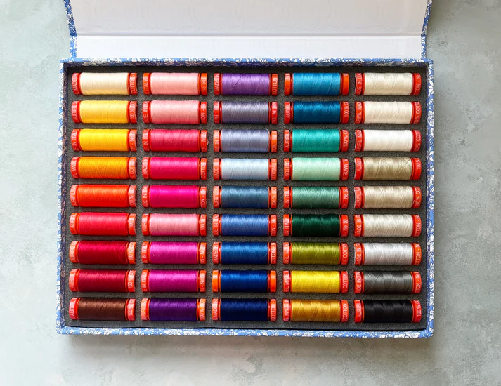 PRE ORDER - Aurifil X Liberty Thread Collection (45 small spools) - Arrives November 2025