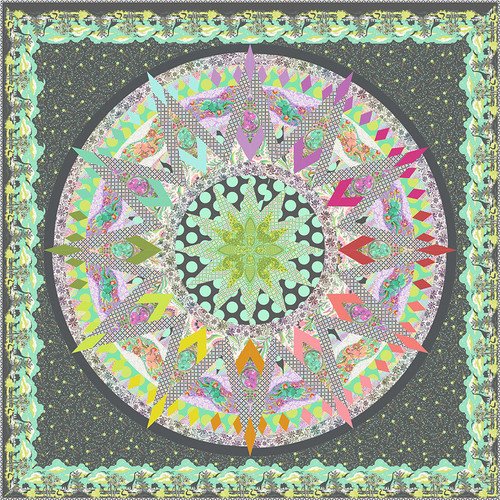 Big Bang Quilt Kit featuring ROAR! by Tula Pink
