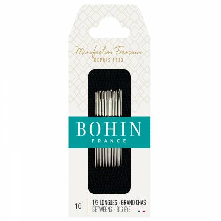 Bohin - Betweens Quilting (Big Eye) needles - Size 10