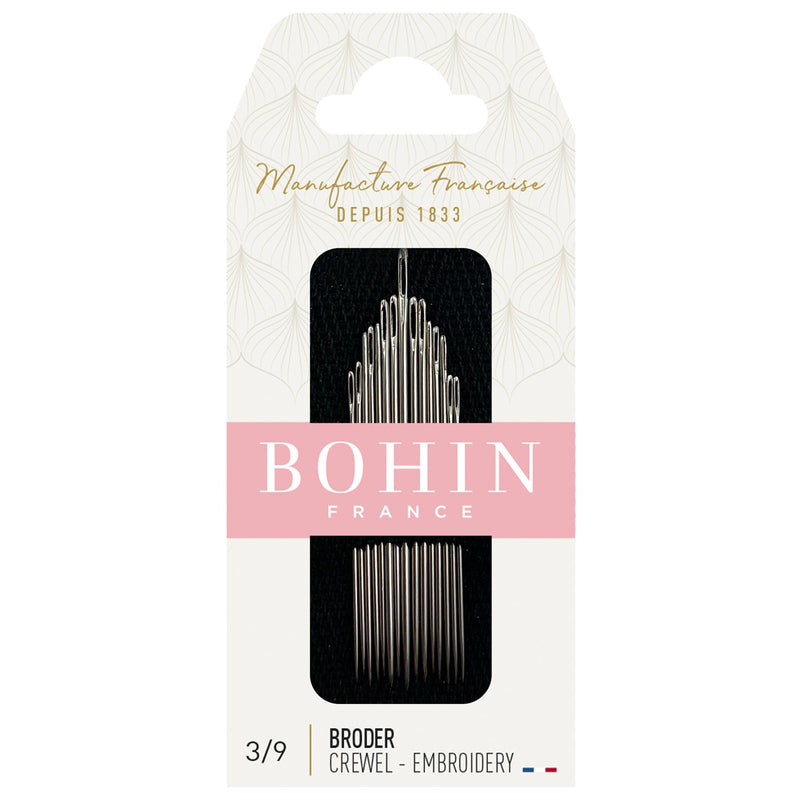 Bohin - Embroidery needles - Sizes 3 to 9