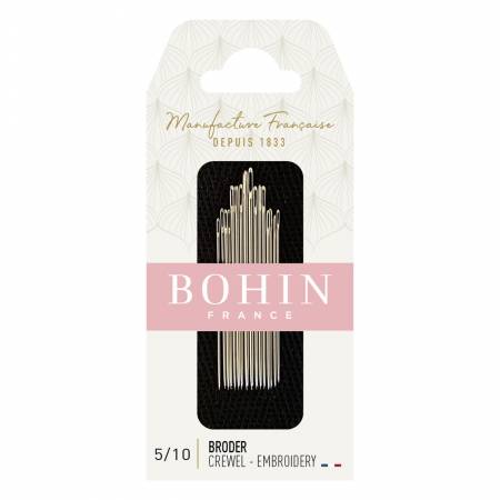 Bohin - Embroidery needles - Sizes 5 to 10