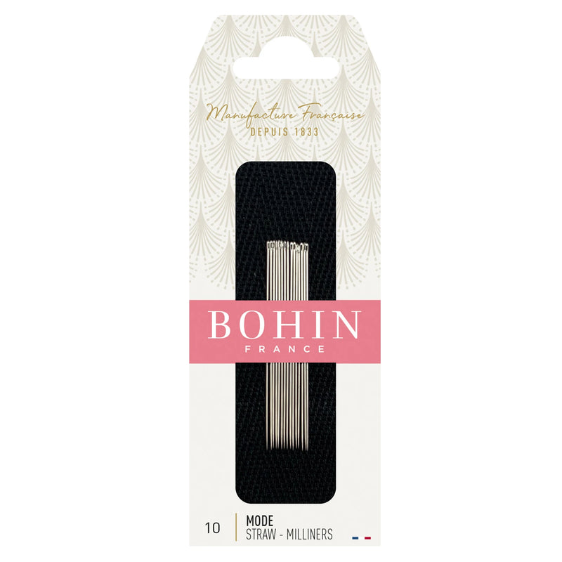 Bohin - Straw Milliners needles - Sizes 10