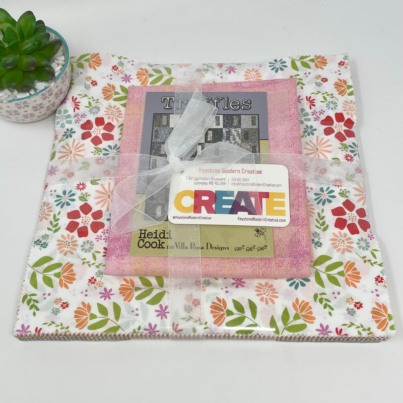Truffles Quilt Kit by Villa Rosa Designs featuring Laguna Sunrise by Sherri & Chelsi for Moda Fabrics