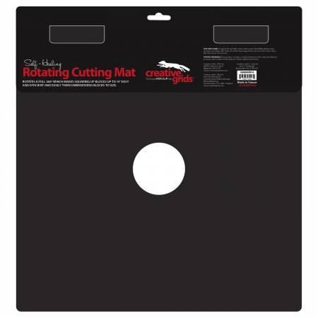 14in x 14in Self-Healing Rotating Rotary Cutting Mat by Creative Grids (CGRMAT14) - LOCAL PICK UP ONLY