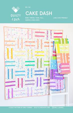 Cake Dash Quilt Pattern from Quilty Love by Emily Dennis