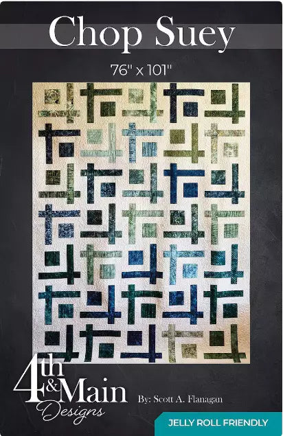 Chop Suey Quilt Pattern from 4th & Main Designs