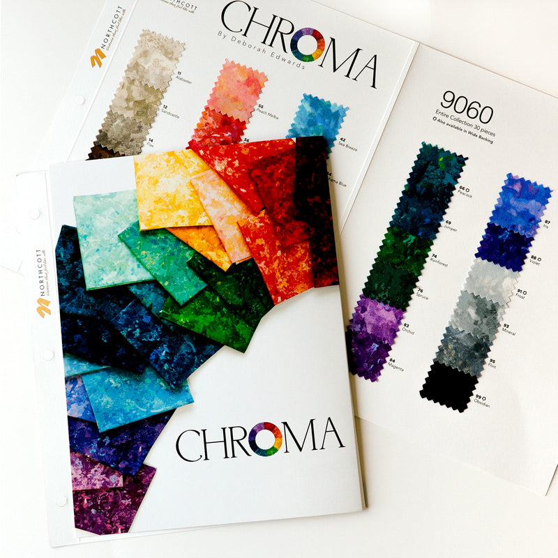 PRE ORDER - Chroma Color Card from Northcott Fabrics - Arrives October 2025