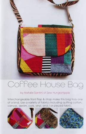 Coffee House Bag Pattern from Sew Hungry Hippie by Natalie Santini