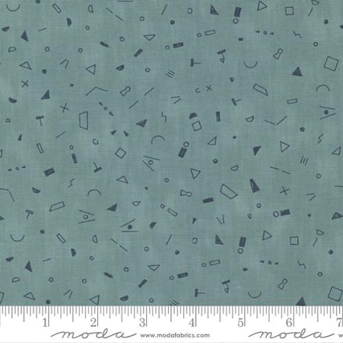 Sky Bits & Bobs Geometrics (516954-15) - Collage by Janet Clare for Moda Fabrics - $21.99/m ($20.29/yd) - April Delivery